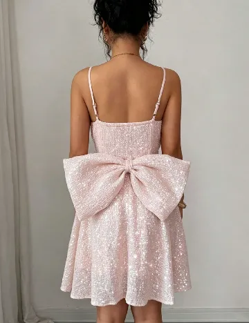 Rochie scurta SHEIN, roz