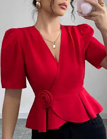 Bluza SHEIN, rosu