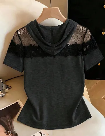Tricou SHEIN CURVE, gri