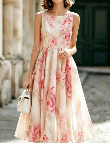 Rochie lunga SHEIN, floral print