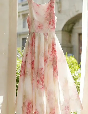 Rochie lunga SHEIN, floral print