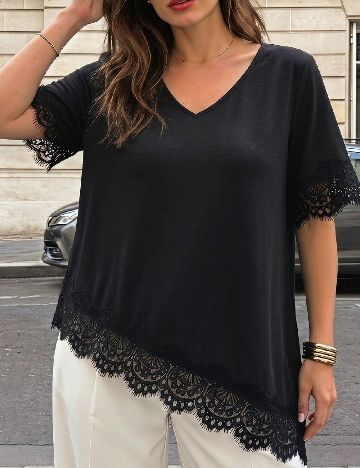 Tricou SHEIN CURVE, negru