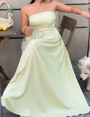 Rochie lunga SHEIN CURVE, verde