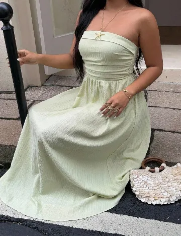 Rochie lunga SHEIN CURVE, verde