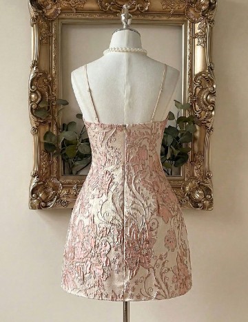 Rochie scurta SHEIN, roz
