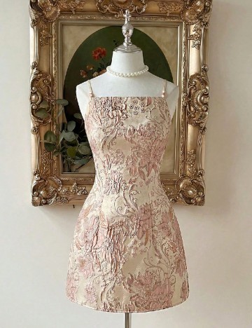 Rochie scurta SHEIN, roz