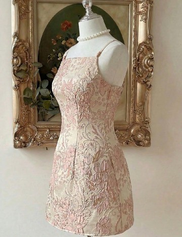 Rochie scurta SHEIN, roz