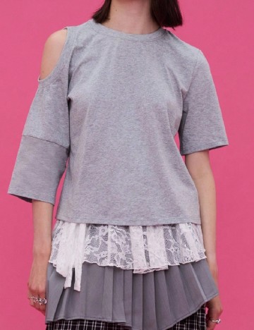 Tricou SHEIN, gri