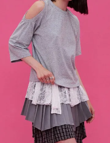 Tricou SHEIN, gri