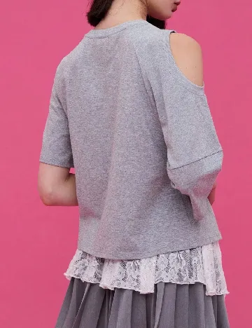 Tricou SHEIN, gri