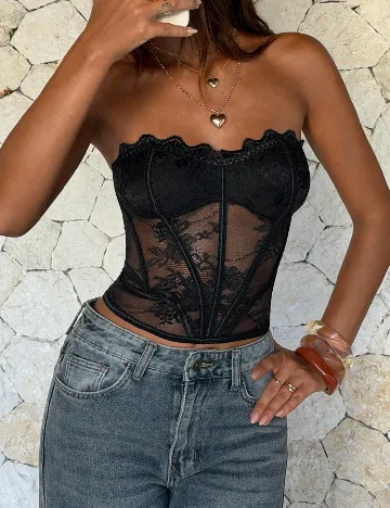 Corset SHEIN, negru