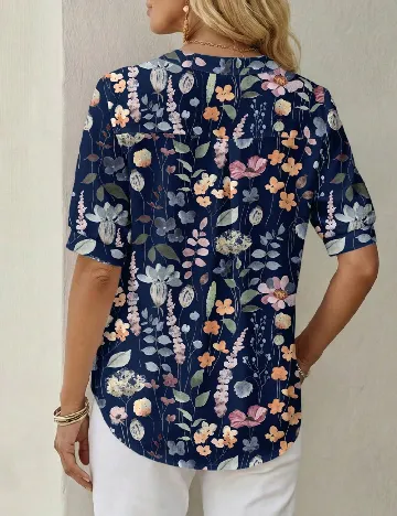 Bluza Emery Rose, bleumarin