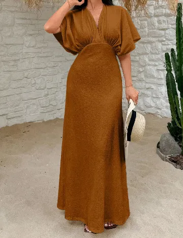 Rochie lunga SHEIN, maro