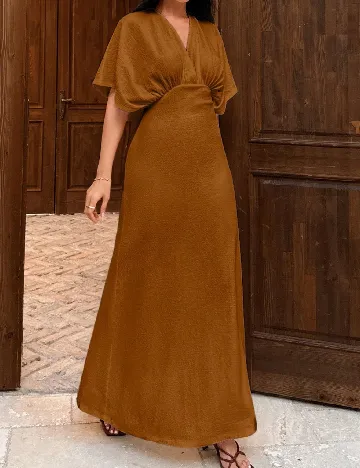 Rochie lunga SHEIN, maro