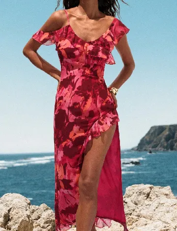 Rochie medie SHEIN, roz