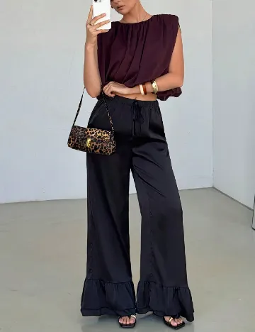 Pantaloni SHEIN, negru