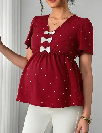 Bluza SHEIN Maternity, rosu