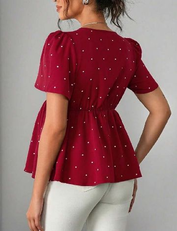 Bluza SHEIN Maternity, rosu