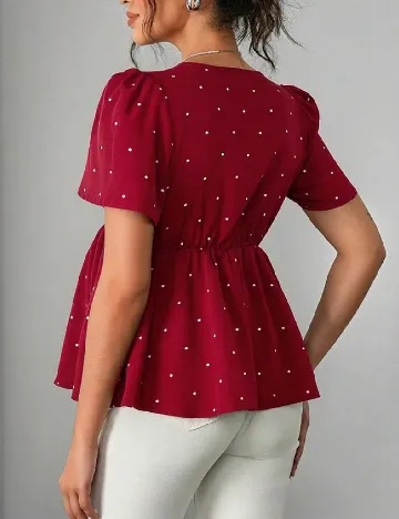 Bluza SHEIN Maternity, rosu