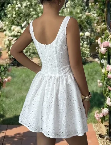 Rochie scurta SHEIN, alb