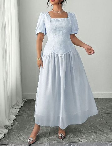 Rochie lunga SHEIN CURVE, albastru