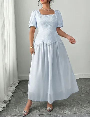 Rochie lunga SHEIN CURVE, albastru