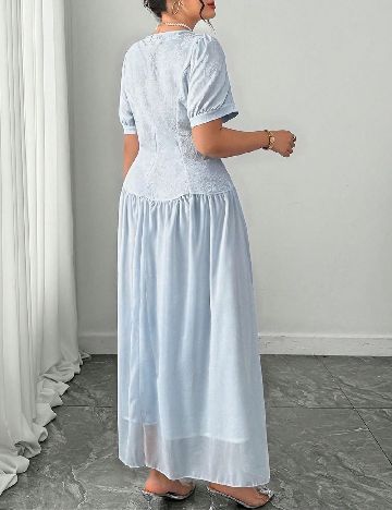 Rochie lunga SHEIN CURVE, albastru