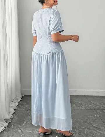 Rochie lunga SHEIN CURVE, albastru