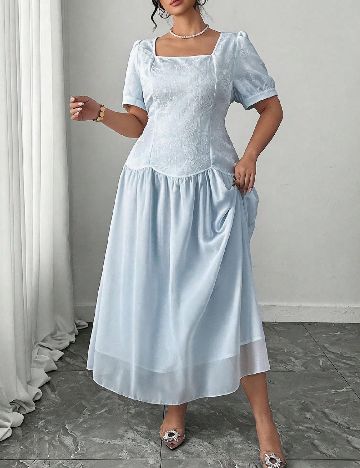Rochie lunga SHEIN CURVE, albastru