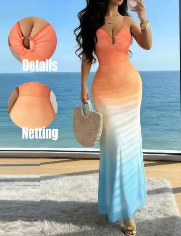 Rochie lunga SHEIN, mix culori