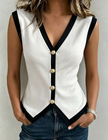Bluza SHEIN, ecru