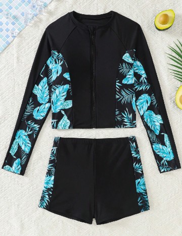 Costum de baie Shein Kids, negru