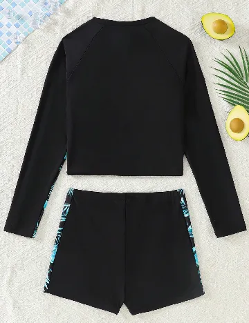 Costum de baie Shein Kids, negru