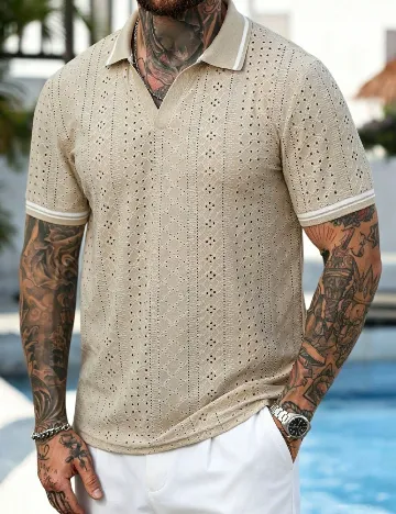 Tricou SHEIN, crem