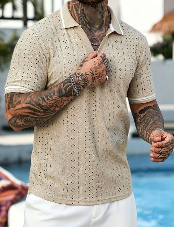 Tricou SHEIN, crem