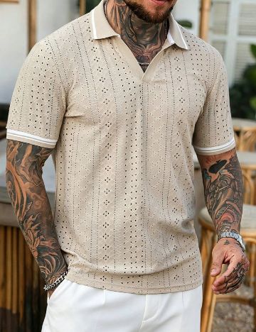 Tricou SHEIN, crem