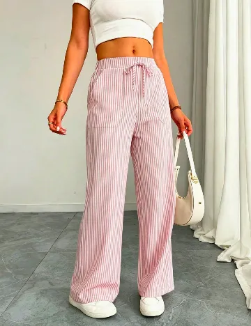 Pantaloni SHEIN, roz