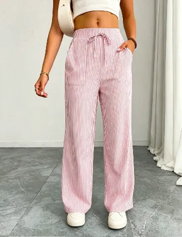 Pantaloni SHEIN, roz