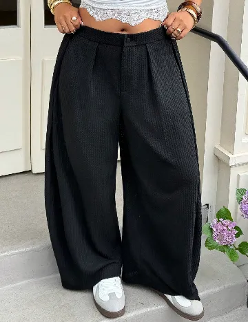 Pantaloni SHEIN CURVE, negru