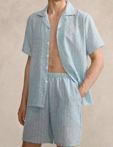 Pijama SHEIN, albastru