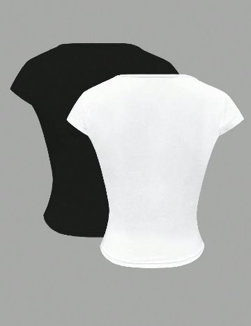 Set topuri 2 bucati SHEIN, mix culori