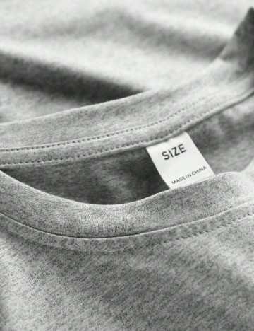 Tricou Shein Kids, gri