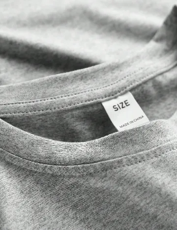 Tricou Shein Kids, gri