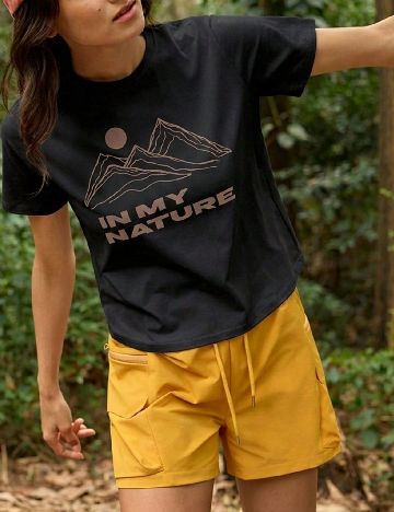Tricou In My Nature, negru