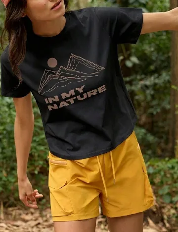 Tricou In My Nature, negru