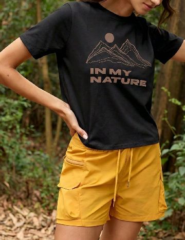 Tricou In My Nature, negru