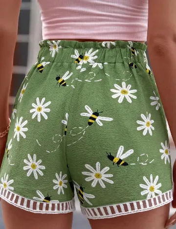 Pantaloni scurti SHEIN, verde