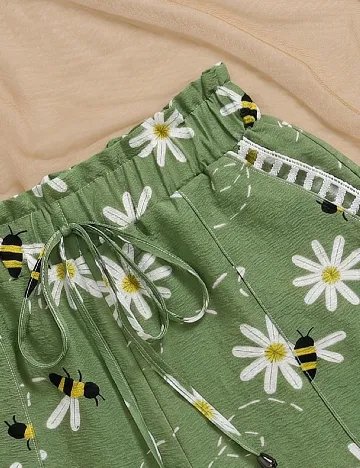 Pantaloni scurti SHEIN, verde