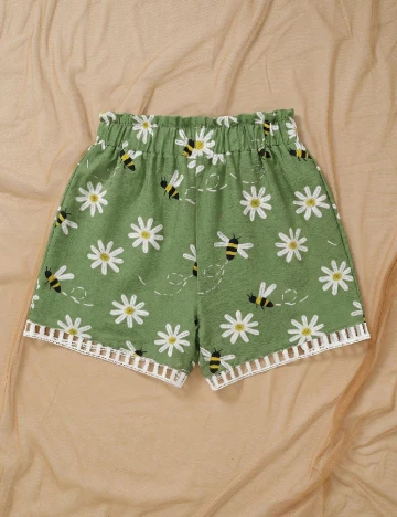 Pantaloni scurti SHEIN, verde