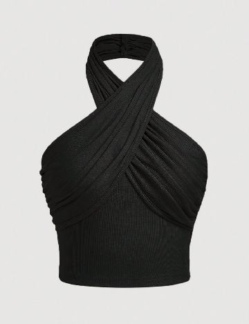 Top SHEIN, negru